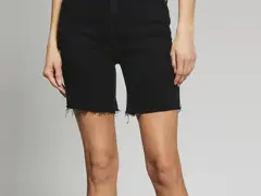 Denimshorts met rafelrand