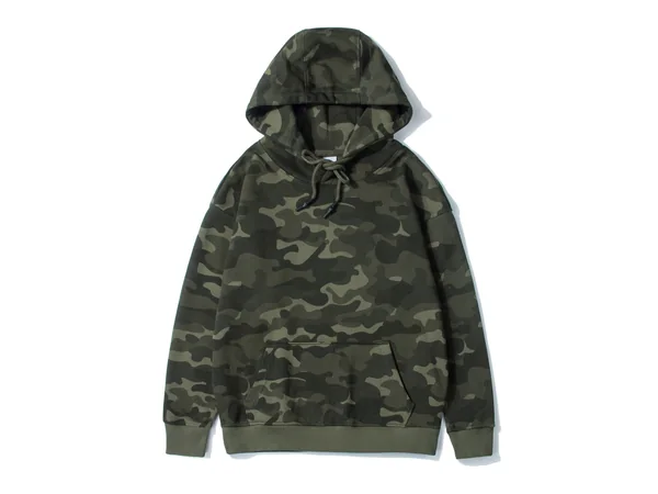 Camouflage-Hoodie mit Reißverschluss