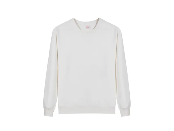 Weißes Rundhals-Sweatshirt