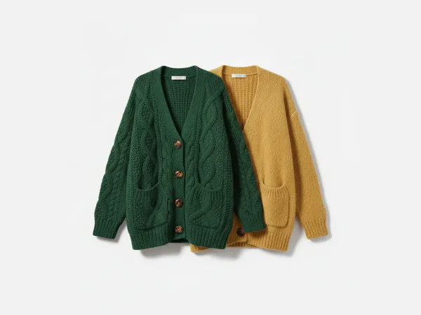 Zopfstrick-Cardigan