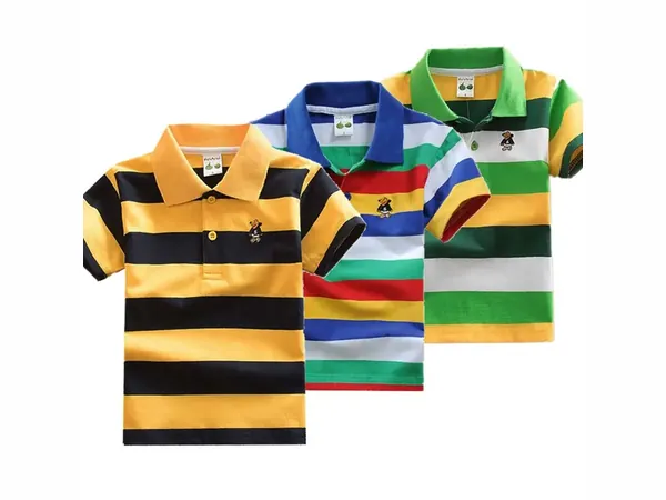 Dziecięce polo w paski