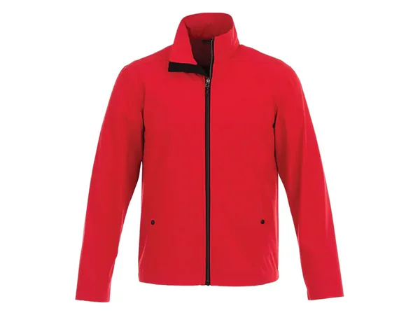 Rote Softshelljacke