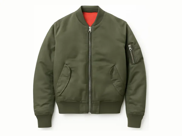 Grüne Bomberjacke